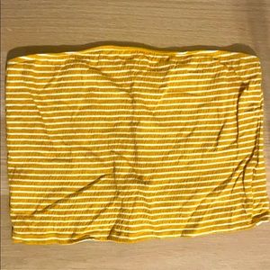 Yellow tube top